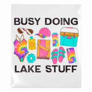 Busy Doing Lake Stuff Beach & Summer UV transfer with lake day details