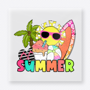 Summer Fruit Sunglasses Beach & Summer DTF transfer mockup