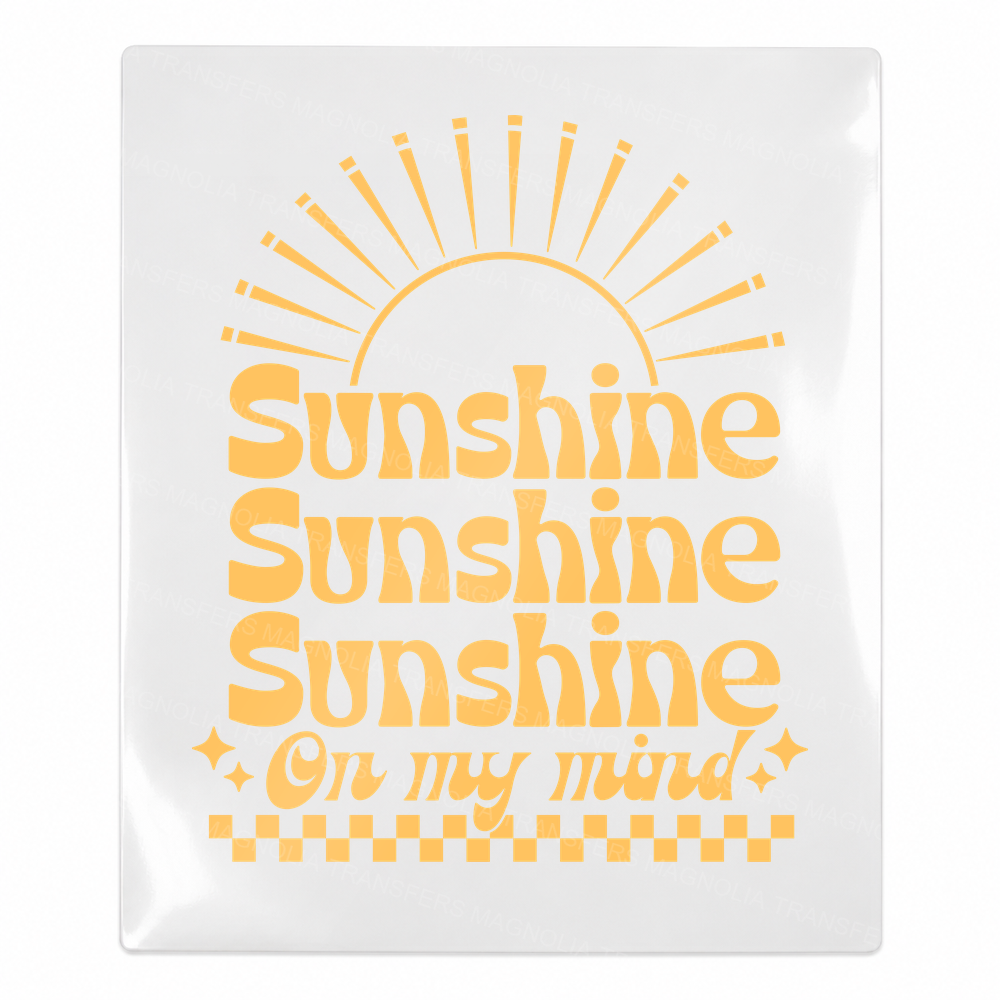 Sunshine on My Mind Yellow