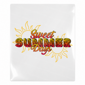 Sweet Summer Days Beach & Summer UV transfer design for hard surfaces