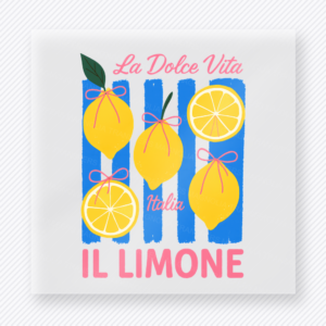 La Dolce Vita Il Limone Beach & Summer DTF transfer mockup