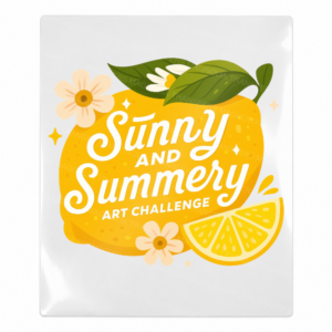 Sunny and Summery Art Challenge Beach & Summer UV transfer design for hard surfaces