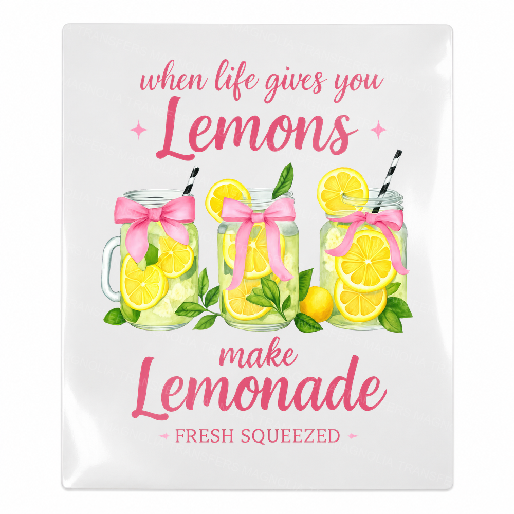 When Life Gives You Lemons Make Lemonade