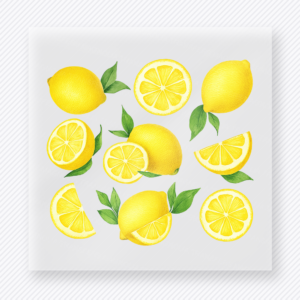 Lemon Slice Pattern Beach & Summer DTF transfer mockup