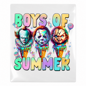 Boys Of Summer Horror Ice Cream Beach & Summer UV transfer design for hard surfaces