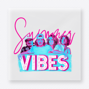 Summer Vibes Band Beach & Summer DTF transfer mockup