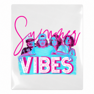 Summer Vibes Band Beach & Summer UV transfer design for hard surfaces