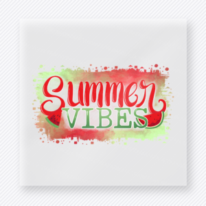 Summer Vibes Watermelon Beach & Summer DTF transfer mockup