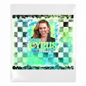 Miley Cyrus Endless Summer Vacation Checkered Beach & Summer UV transfer design for hard surfaces