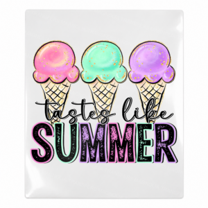 Tastes Like Summer Ice Cream Beach & Summer UV Transfers