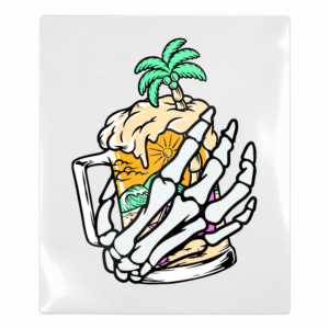 Skeleton Hand Margarita Beach & Summer UV Transfers