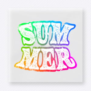 Summer Grunge Beach & Summer DTF transfer mockup