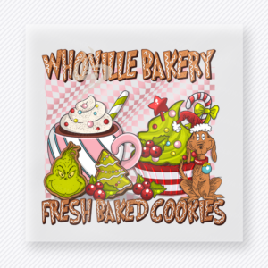 Whoville Bakery Fresh Baked Cookies Holiday Treats Christmas DTF Transfers