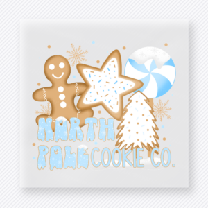 North Pole Cookie Co Christmas DTF Transfers