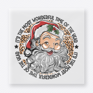 Most Wonderful Time Of The Year Santa Christmas DTF Transfers