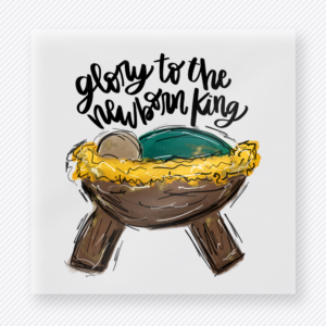 Glory To The Newborn King Bring Festive Christmas DTF Transfers