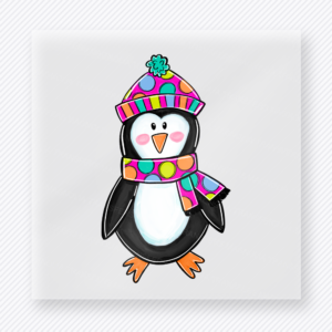 Winter Penguin Bring Festive Christmas DTF Transfers