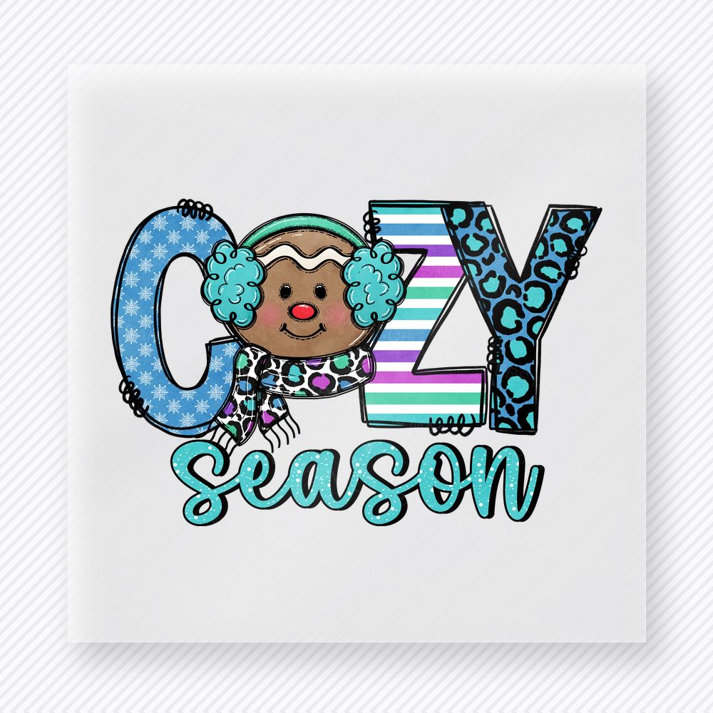 Cozy Season Reindeer Christmas DTF Transfers