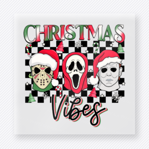 Christmas Creepmas Vibes Christmas DTF Transfers