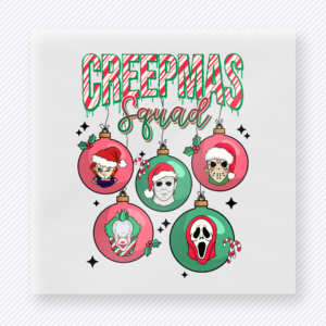 Creepmas Squad Bring Festive Christmas DTF Transfers