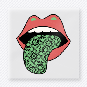 Christmas Pattern Tongue Bring Festive Christmas DTF Transfers