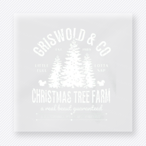 Griswold and Co Christmas Tree Farm Christmas DTF transfer with vintage tree farm design