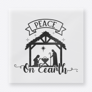 Peace Through Prayer Praying Hands Christian DTF Transfers