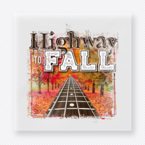 Highway to Fall Fall Road Scene fall and Thanksgiving DTF transfer featuring a fall road scene