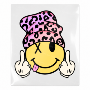 Leopard Beanie Smiley Fingers