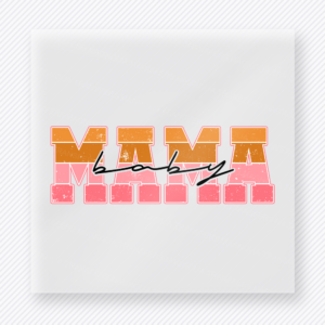 Mama Checkered Script Family DTF Transfers