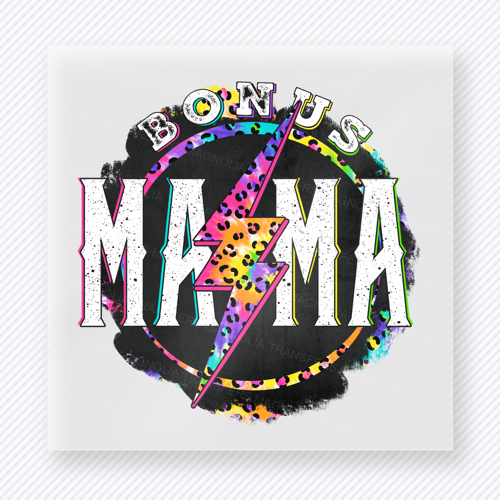 Bonus Mama Lightning Family DTF Transfers