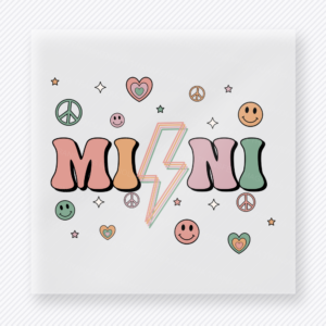 Pastel Mini Lightning Family DTF Transfers