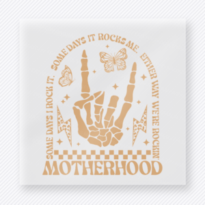 Neutral Rocking Motherhood Family DTF Transfers