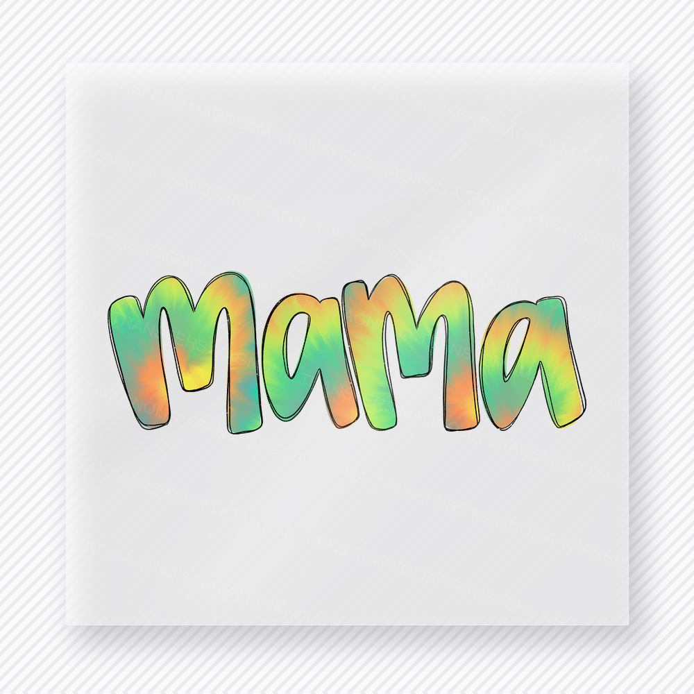 Rainbow Mama Rounded Bubble Family DTF Transfers