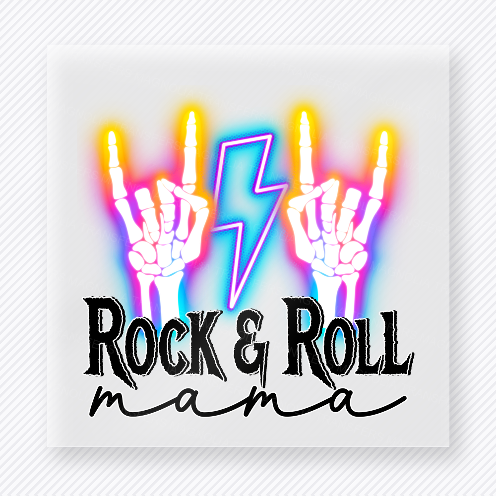 Rock And Roll Mama Family DTF Transfers