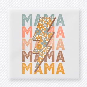 Mama Lightning Leopard Family DTF Transfers