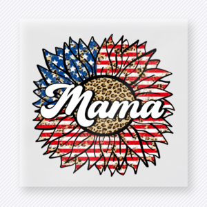 Patriotic Mama Sunflower Family DTF Transfers