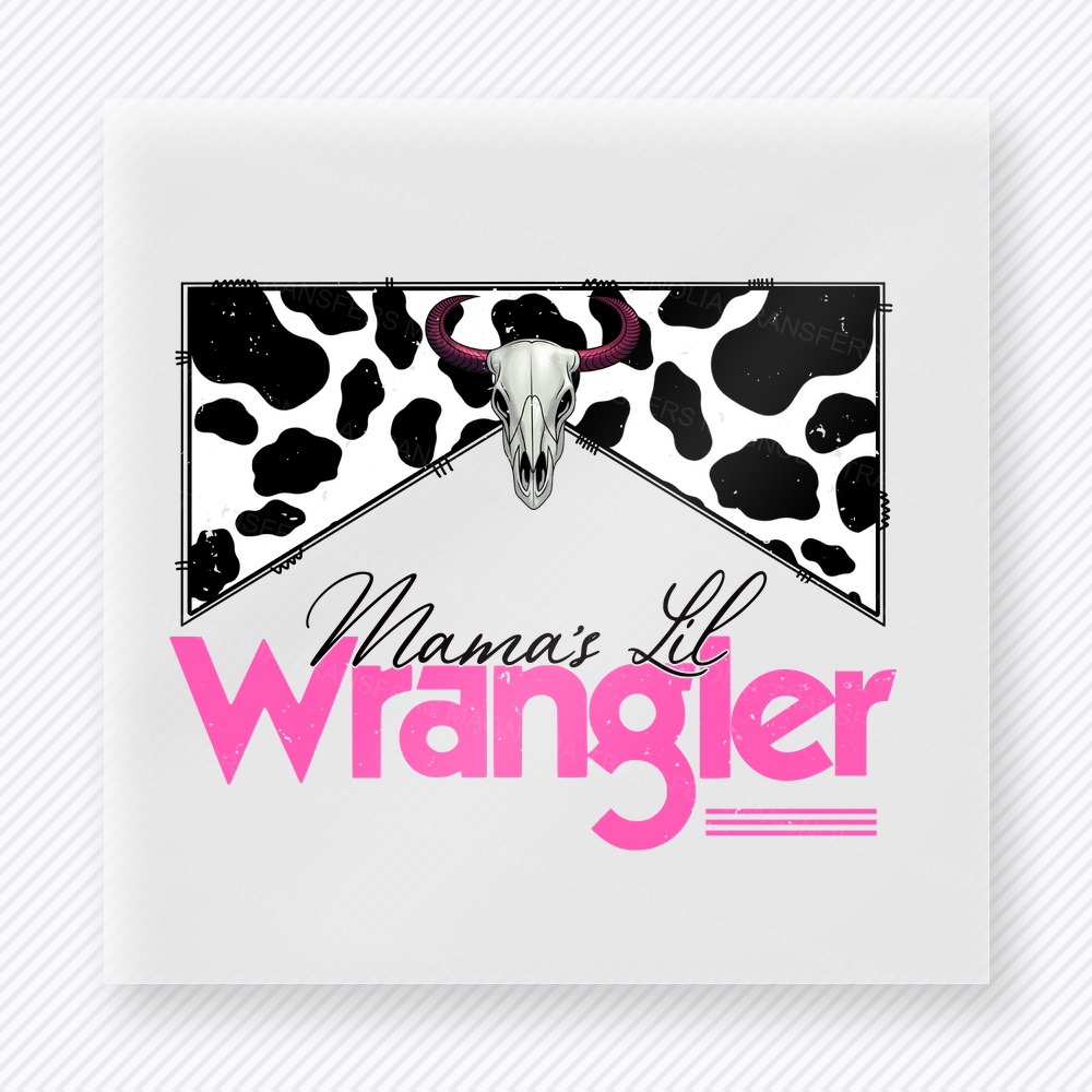 Mamas Lil Wrangler Western Family DTF Transfers