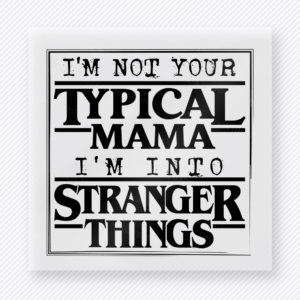 Black Typical Mama Stranger Things Family DTF Transfers