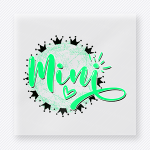 Mint Mini Paint Splash Family DTF Transfers