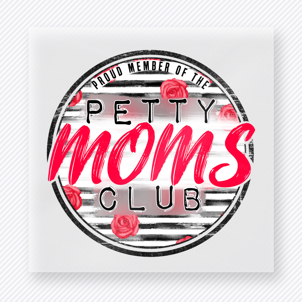 Petty Moms Club Pink Leopard Family DTF Transfers