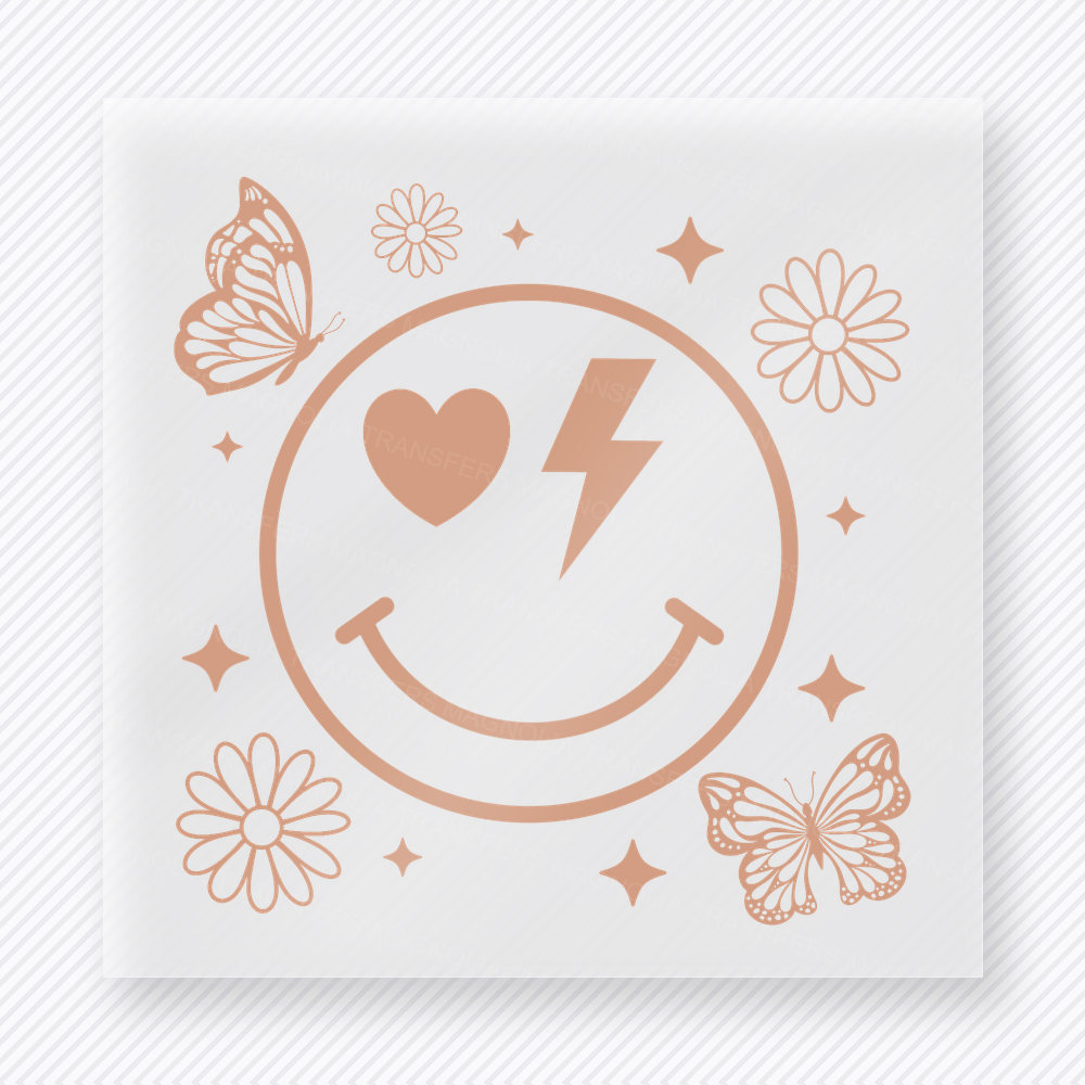 Kindness Smiley Peach | Misc DTF Transfer