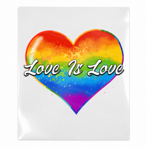 Love Is Love Rainbow Heart