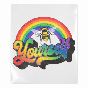 Love Yourself Rainbow Bee