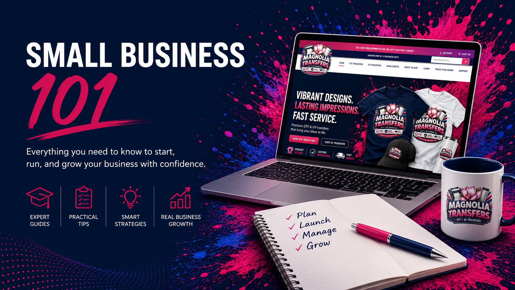 Small Business 101 — Everything you need to know to start, run, and grow your business with confidence.
