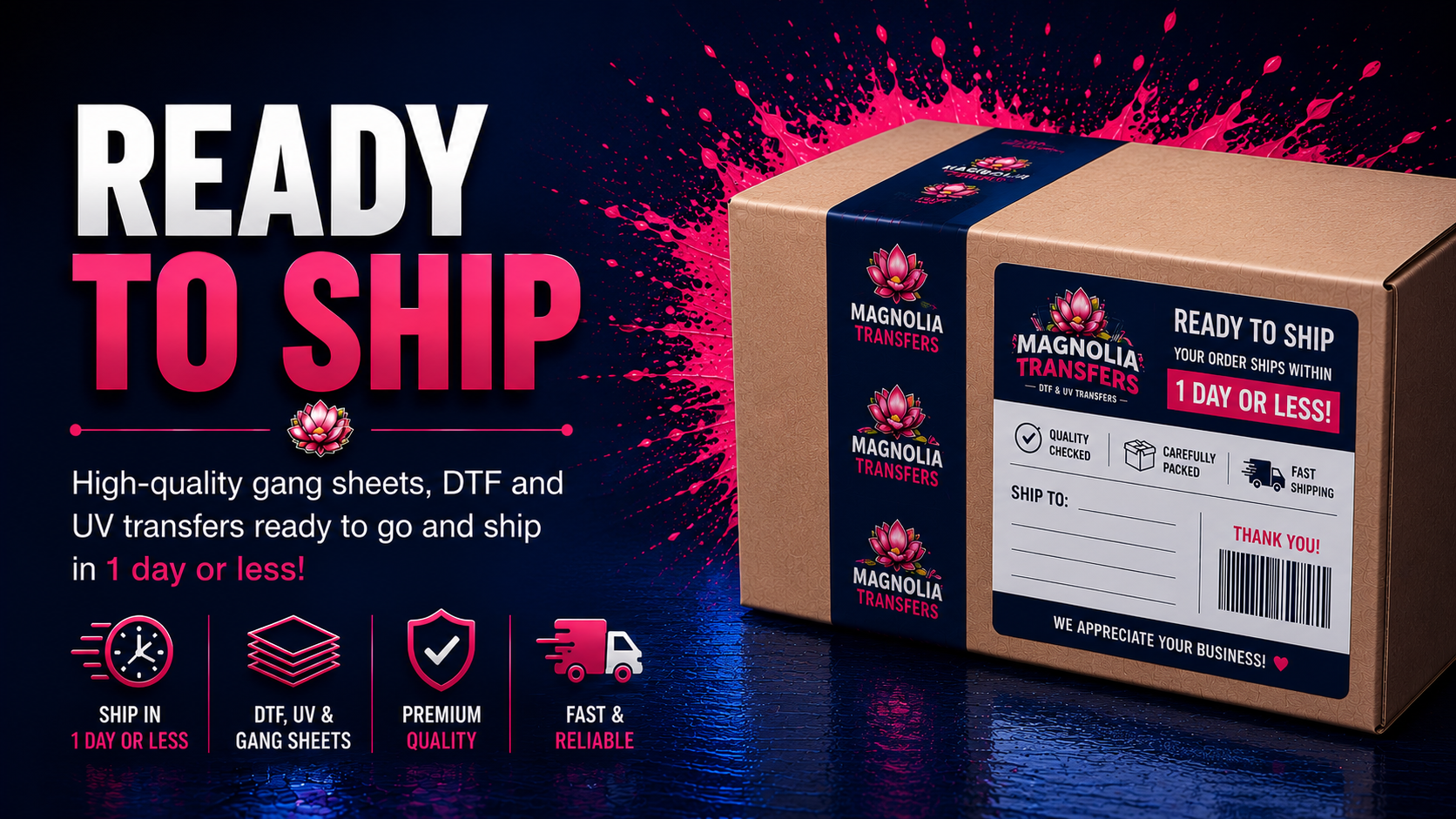 Ready To Ship Transfers