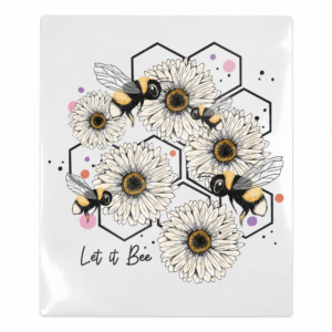 Let It Bee Honeycomb Animals & Pets UV transfer for hard-surface products