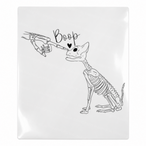 Poop Skeleton Cat Animals & Pets UV transfer for hard-surface products