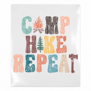 Camp More Repeat Camping & Nature UV transfer for hard-surface products