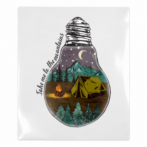 Take Me to the Mountains Camping & Nature UV transfer for hard-surface products